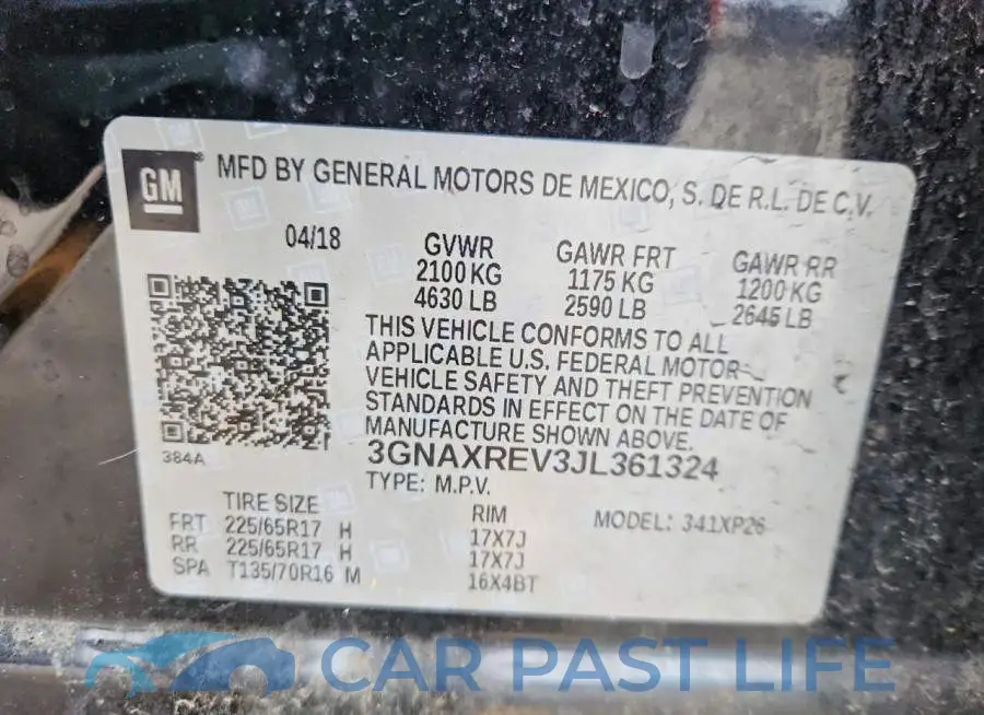 3GNAXREV3JL361324# 13