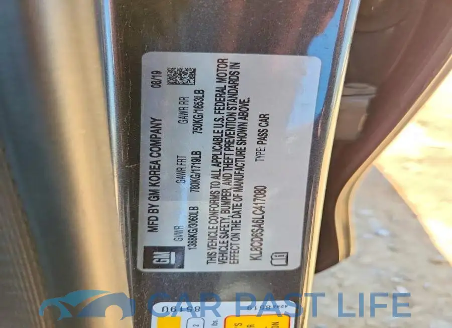 KL8CD6SA6LC417080# 13