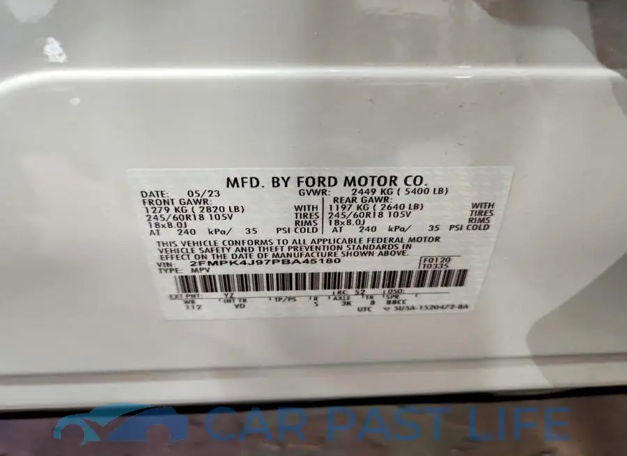 2FMPK4J97PBA45180# 13