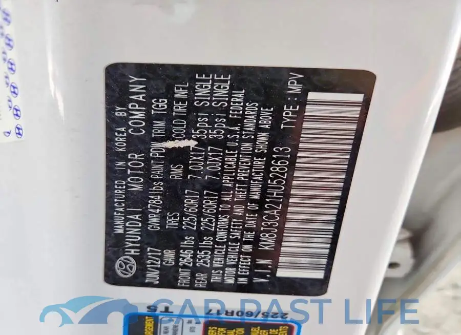 KM8J3CA21HU528613# 13