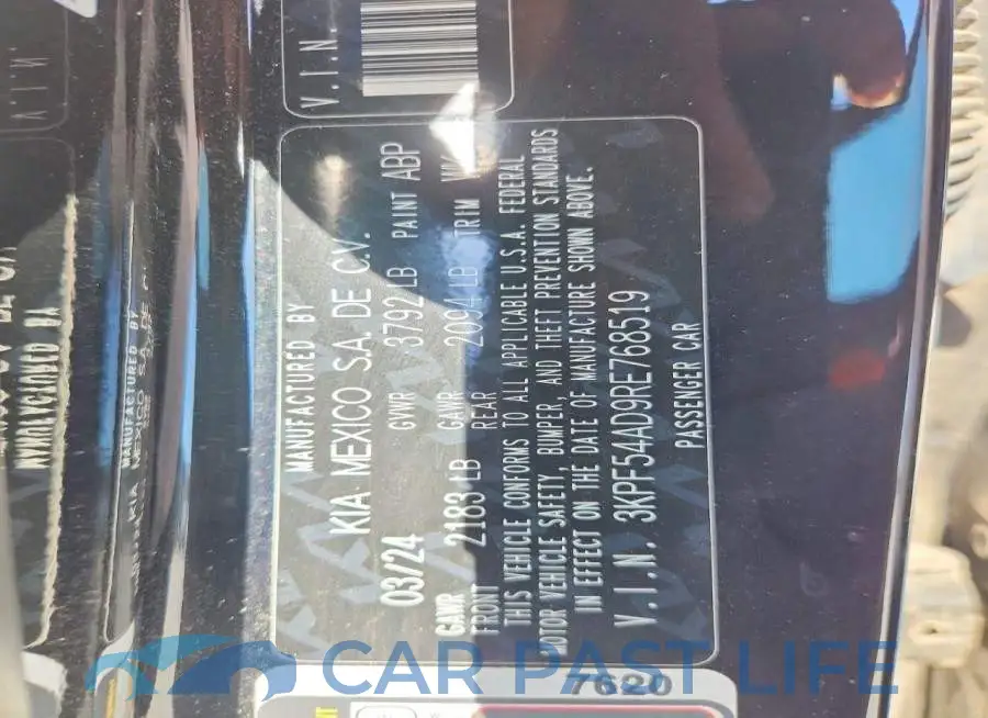 3KPF54AD9RE768519# 12