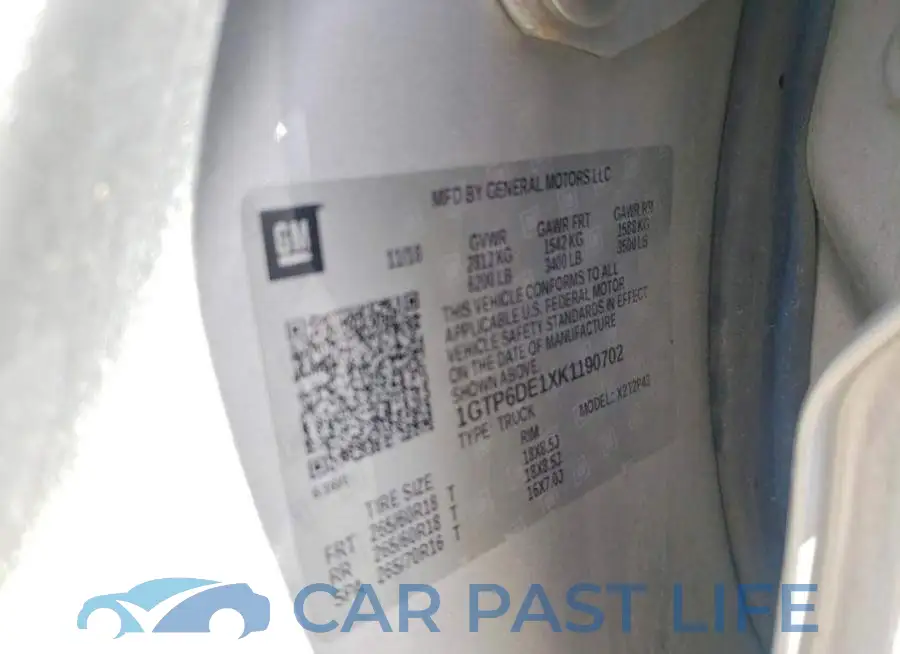 1GTP6DE1XK1190702# 12