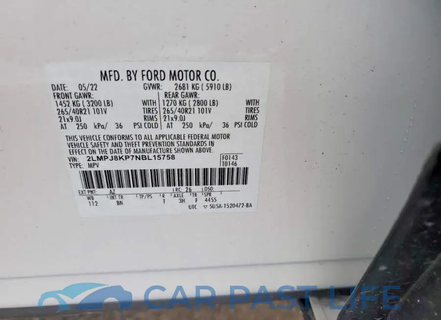 2LMPJ8KP7NBL15758# 13