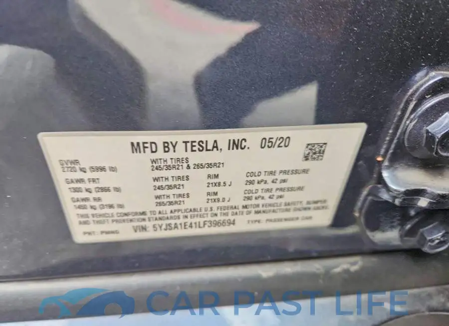 5YJSA1E41LF396694# 12