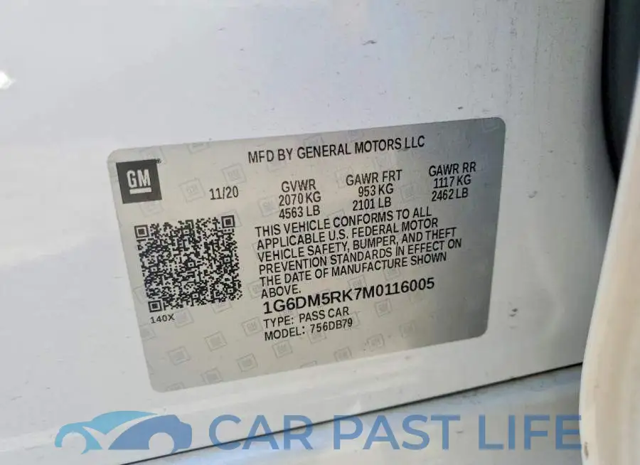 1G6DM5RK7M0116005# 12