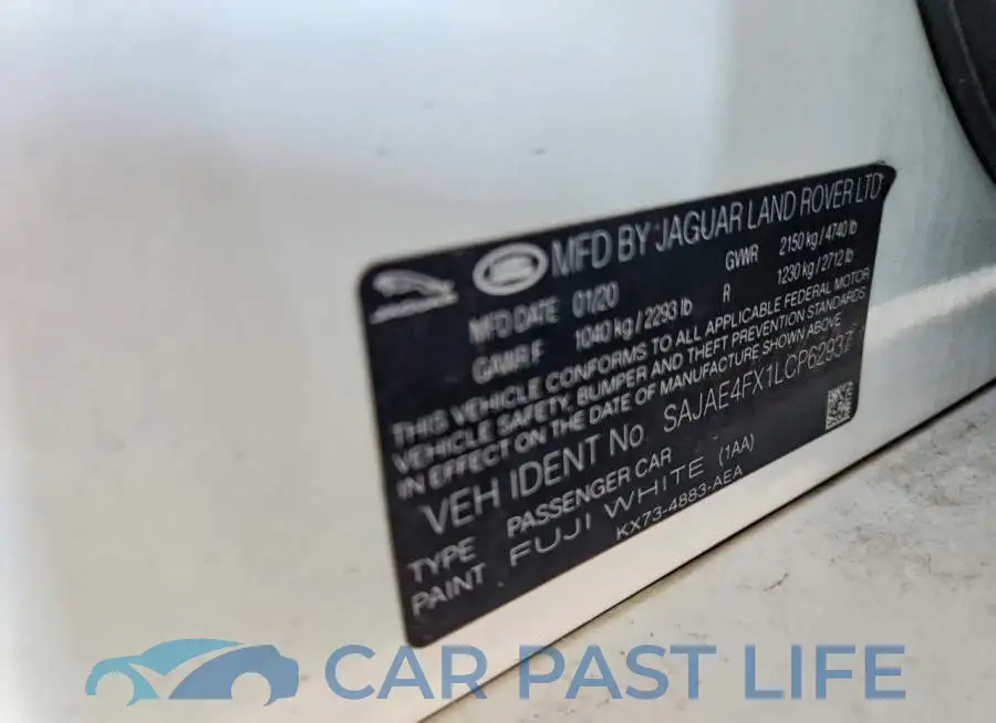SAJAE4FX1LCP62937# 12