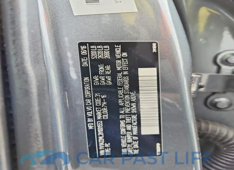 YV1A22ML2H1001553# 13
