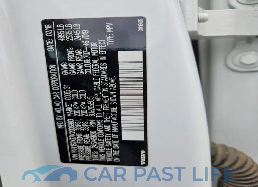 YV4162XZ7K2006983# 13