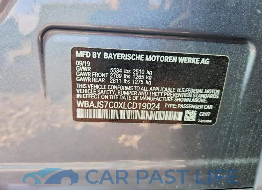 WBAJS7C0XLCD19024# 13