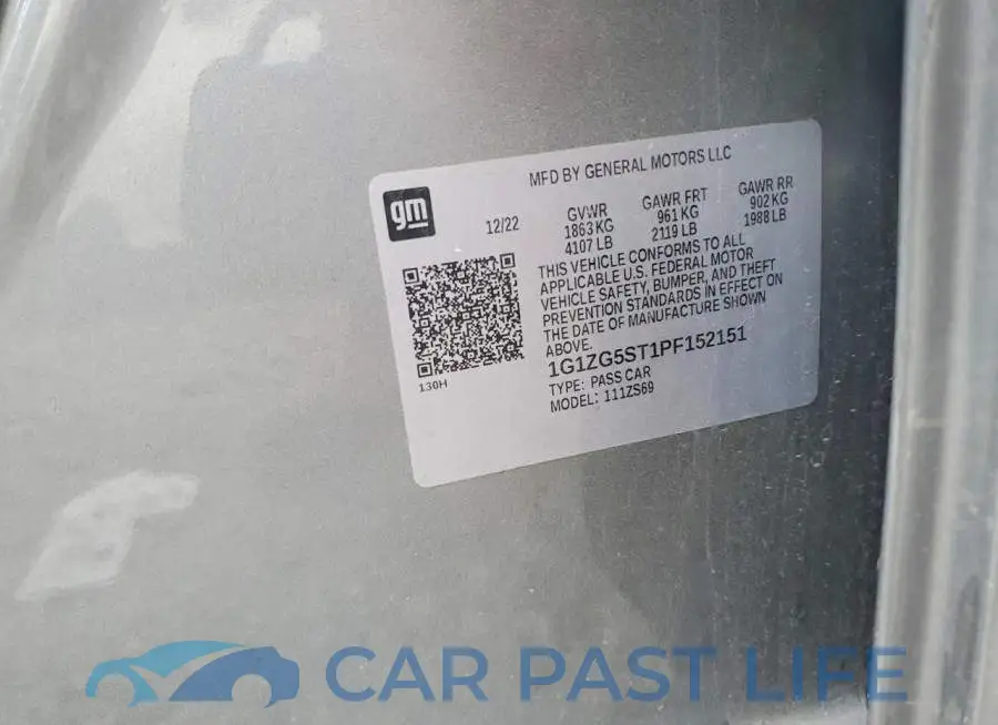 1G1ZG5ST1PF152151# 12