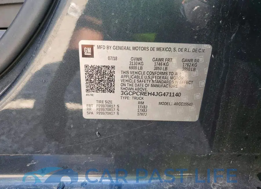 3GCPCREH4JG471140# 13
