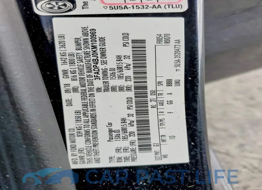 3FADP4BJ0KM100969# 12