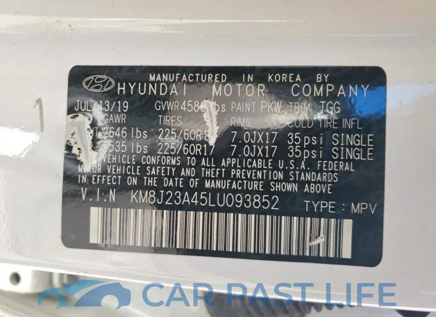 KM8J23A45LU093852# 13