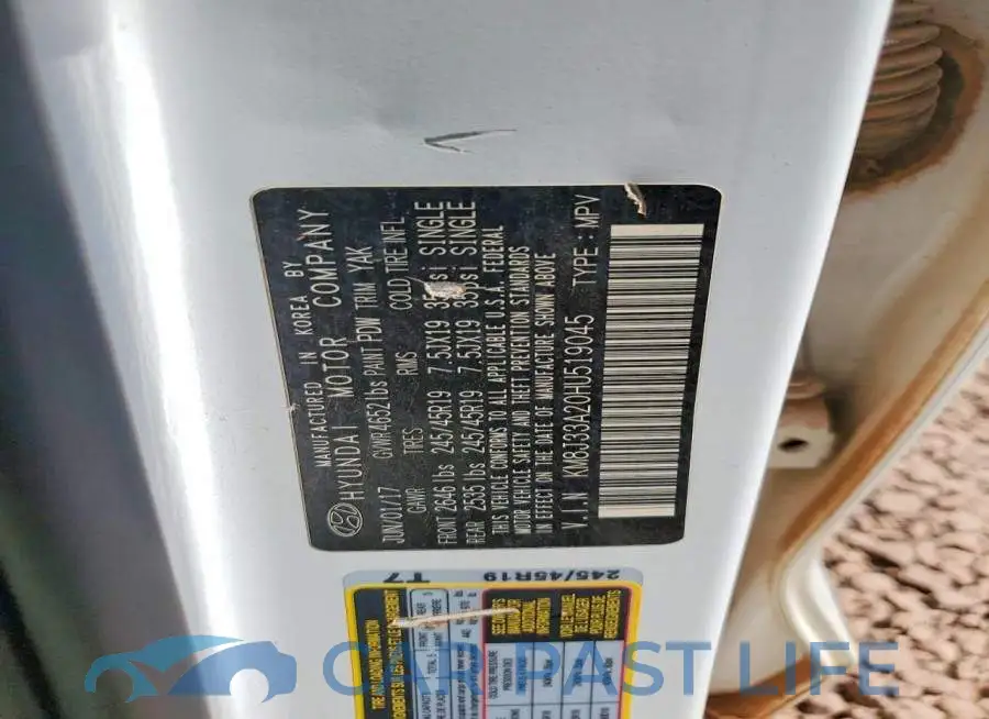 KM8J33A20HU519045# 13