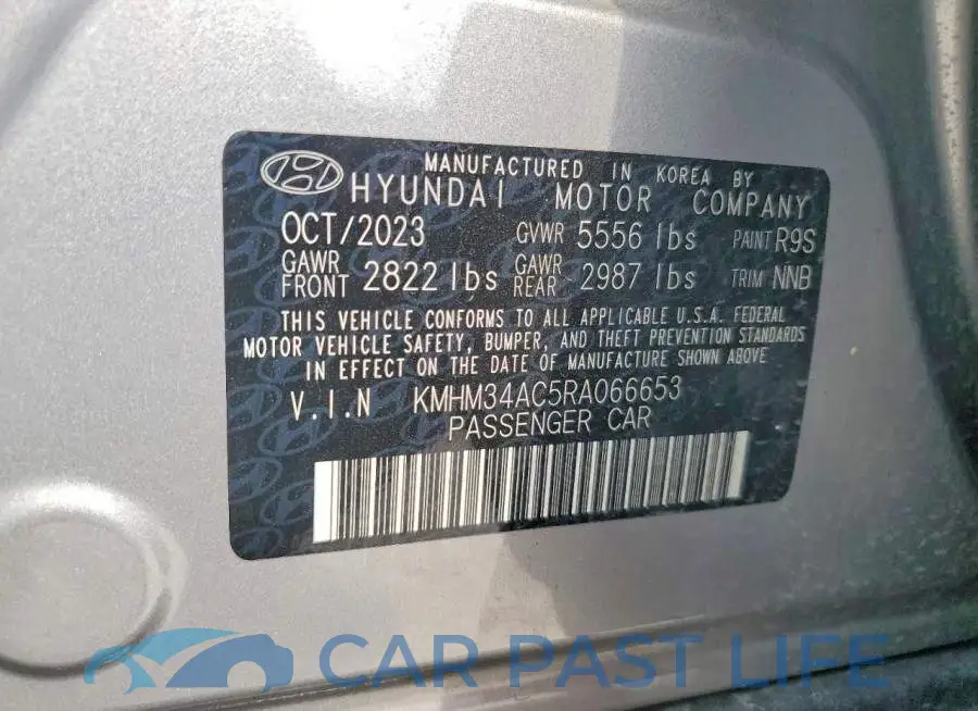KMHM34AC5RA066653# 12