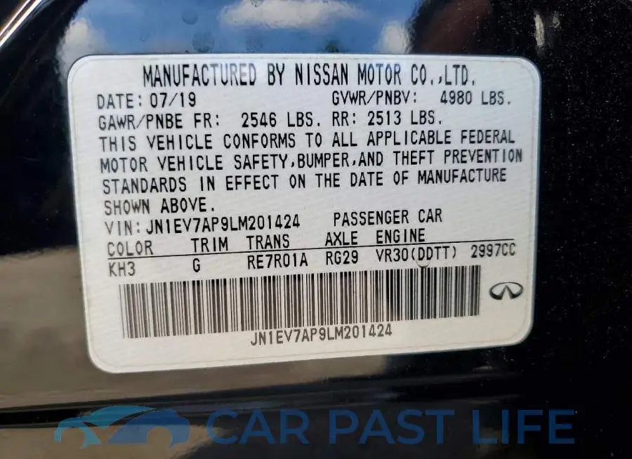 JN1EV7AP9LM201424# 12