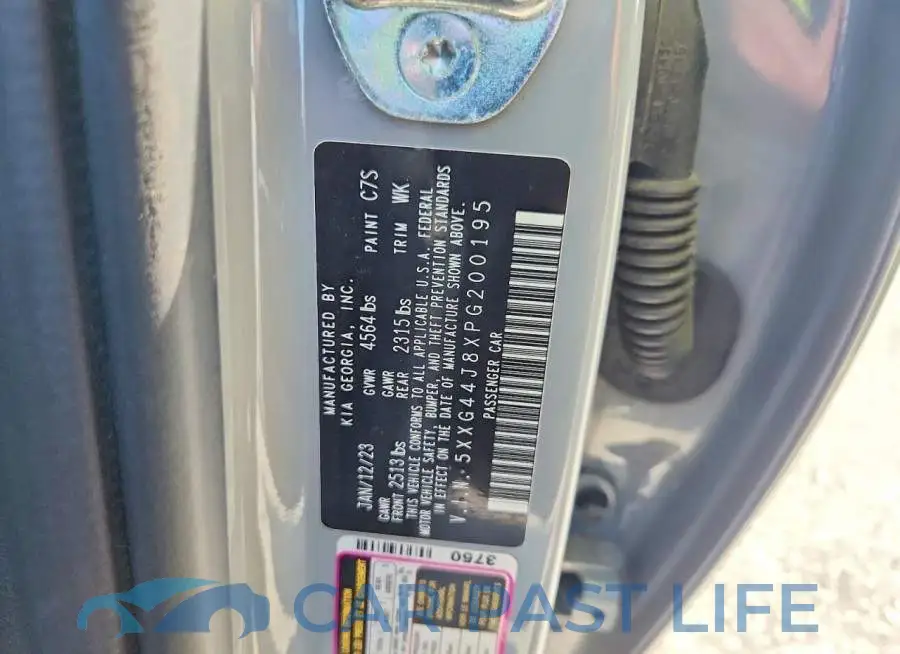 5XXG44J8XPG200195# 13