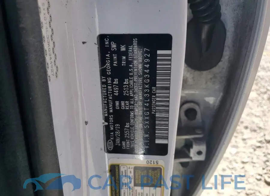 5XXGT4L33KG344927# 12