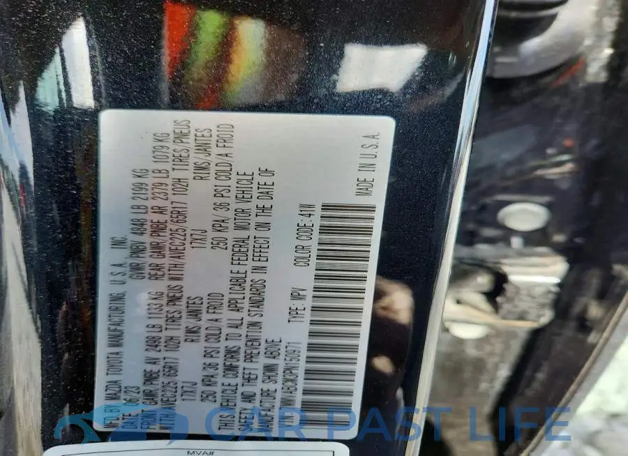 7MMVABCM3PN150971# 13