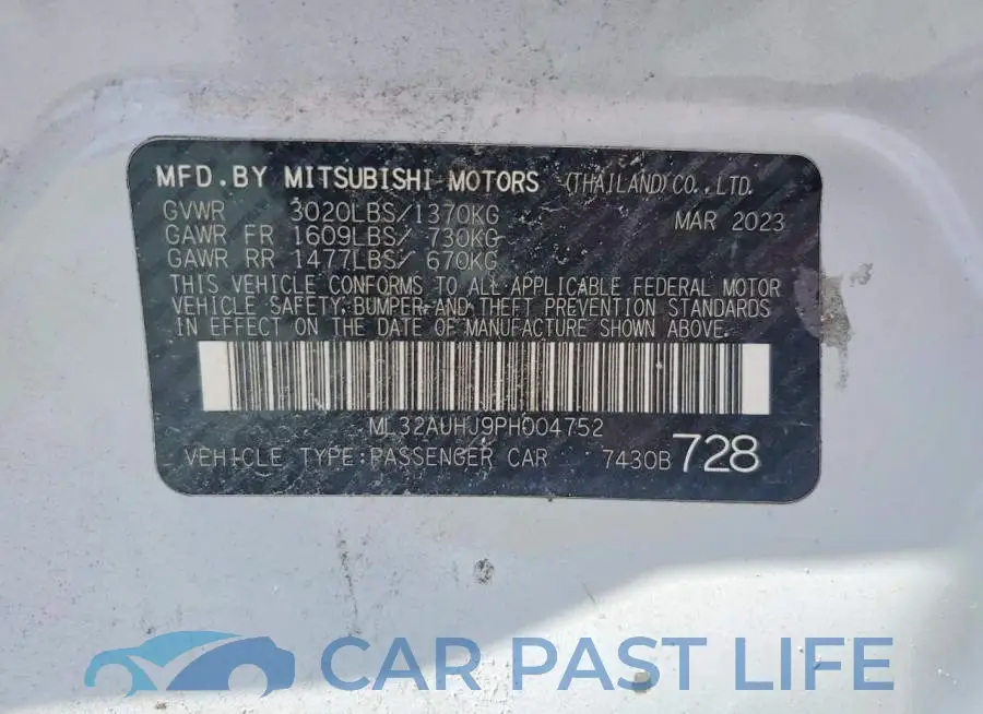 ML32AUHJ9PH004752# 13