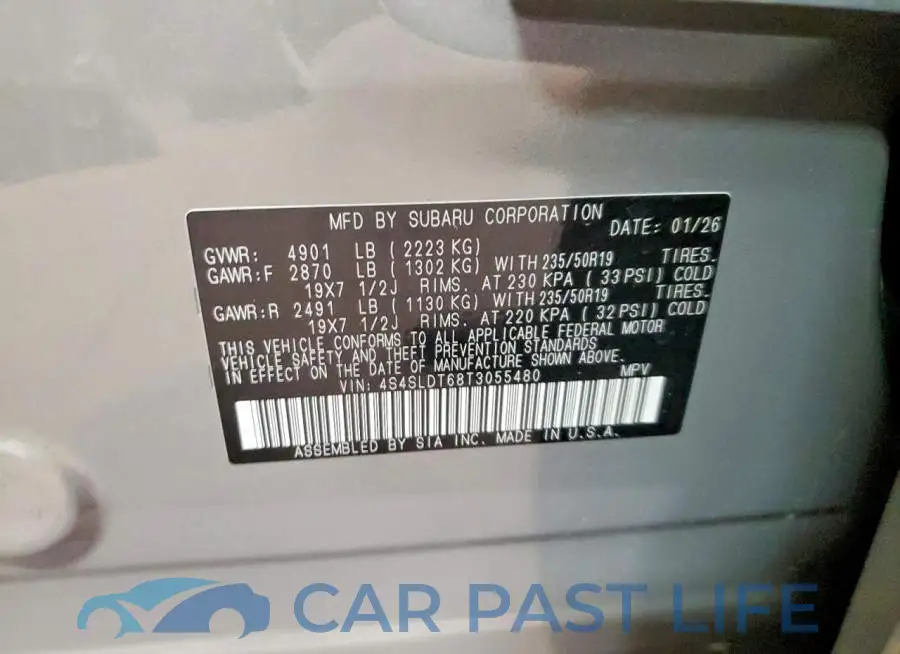 4S4SLDT68T3055480# 14