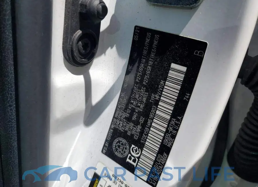 5TDEY5B14MS185903# 13