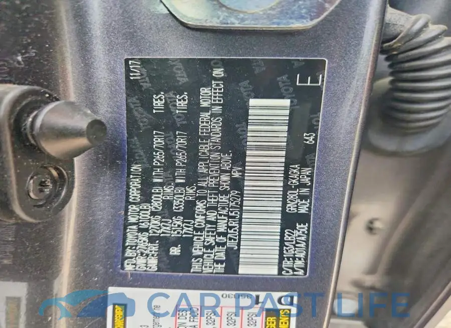 JTEZU5JR1J5175279# 12