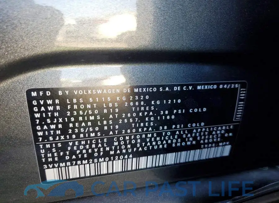 3VVMR7RM2SM012044# 14