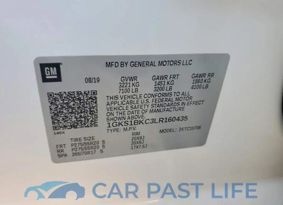1GKS1BKC3LR160435# 13