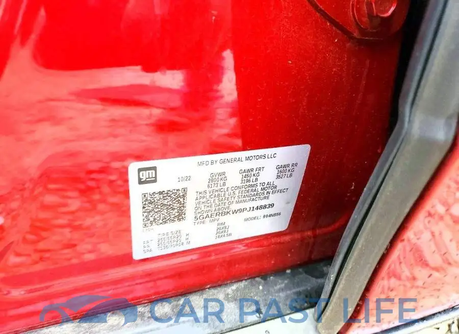 5GAERBKW9PJ148839# 13