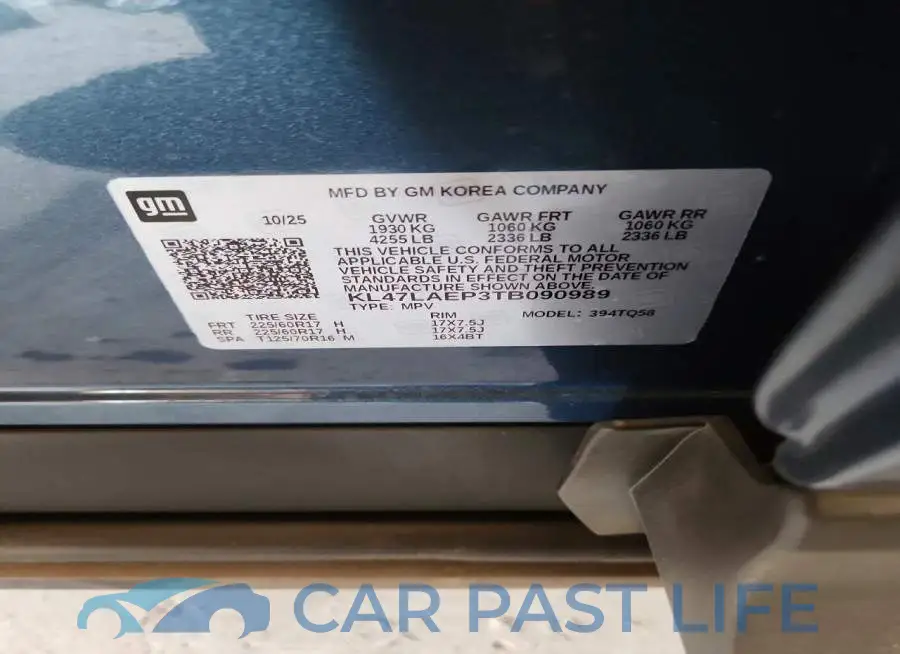 KL47LAEP3TB090989# 12