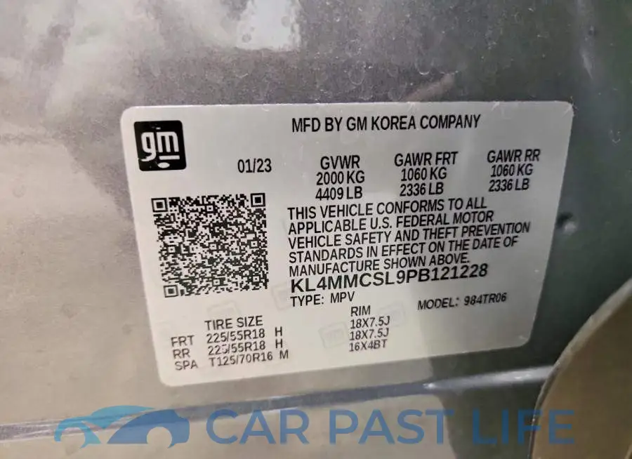 KL4MMCSL9PB121228# 13
