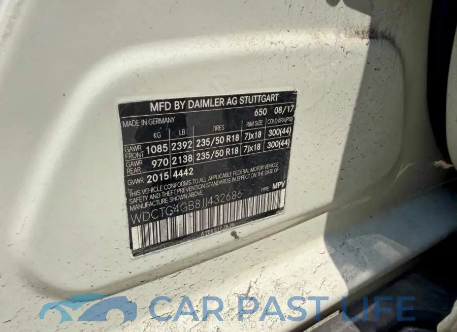 WDCTG4GB8JJ432686# 10