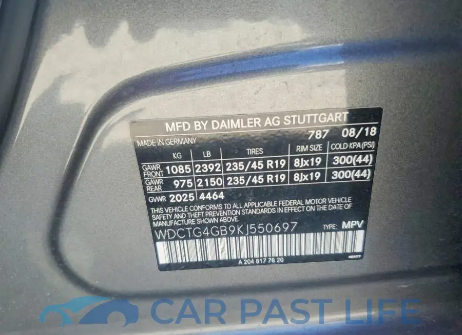 WDCTG4GB9KJ550697# 14