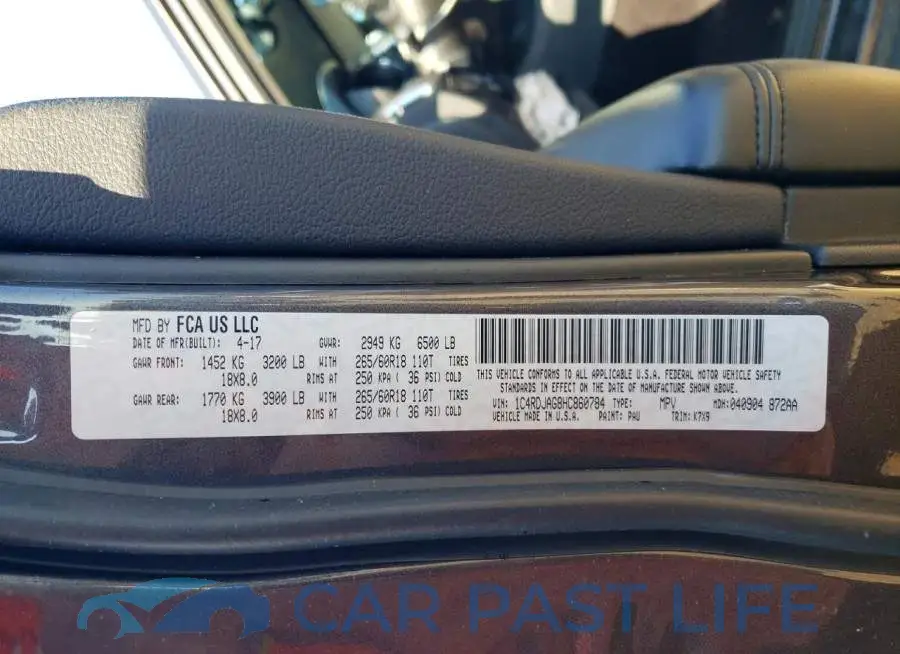 1C4RDJAG8HC860784# 13