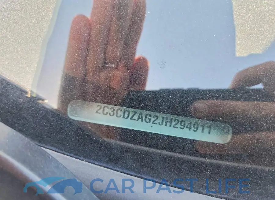 2C3CDZAG2JH294911# 12