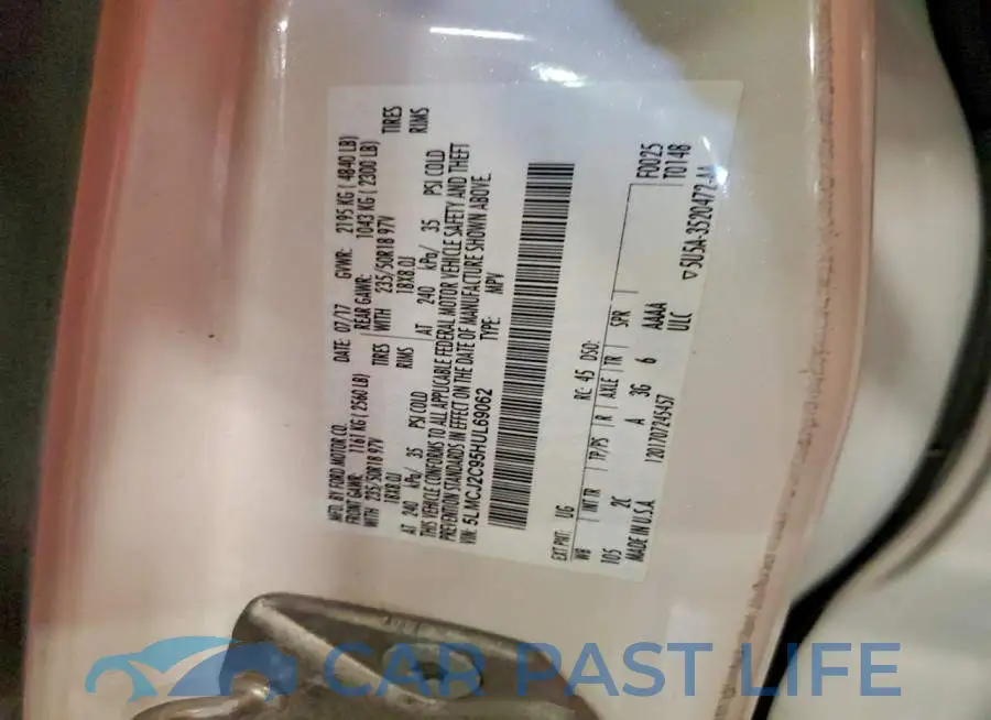 5LMCJ2C95HUL69062# 14