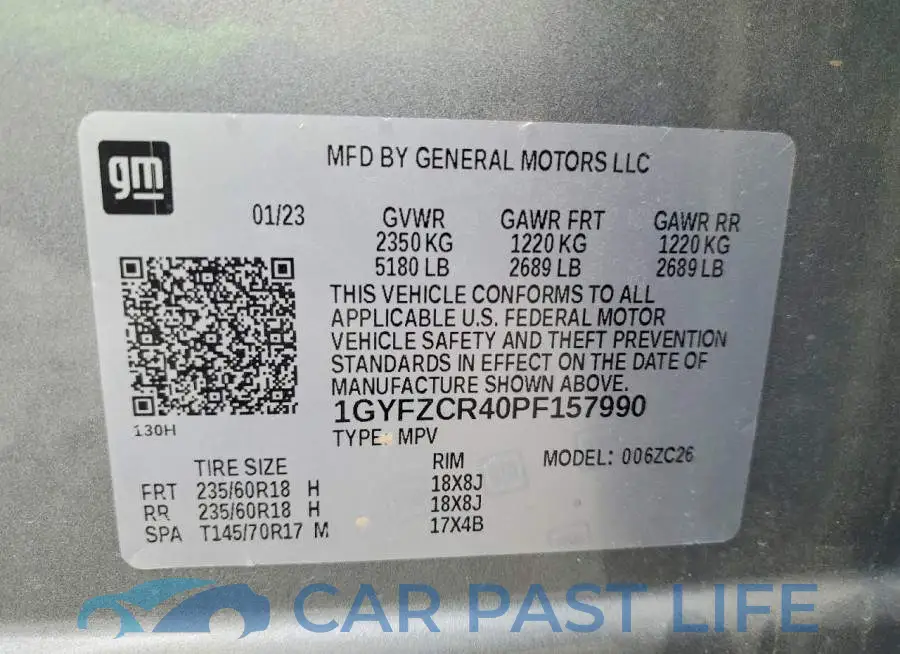 1GYFZCR40PF157990# 13