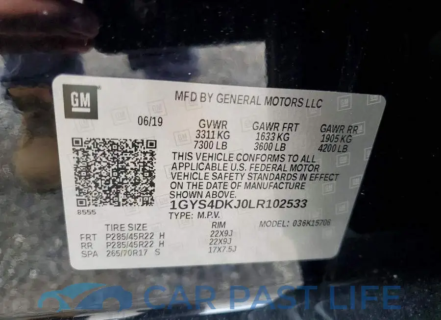 1GYS4DKJ0LR102533# 13