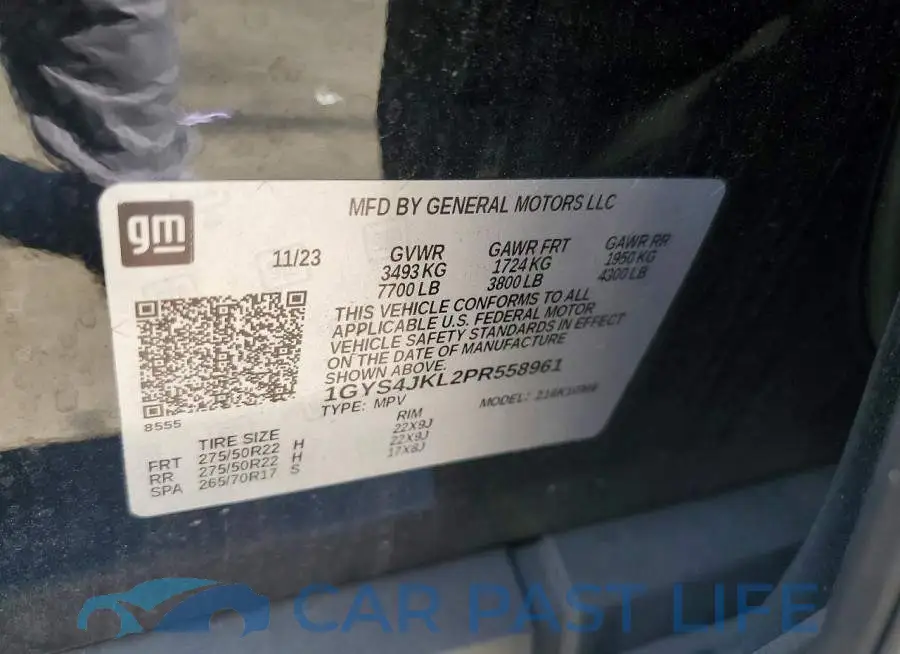 1GYS4JKL2PR558961# 14