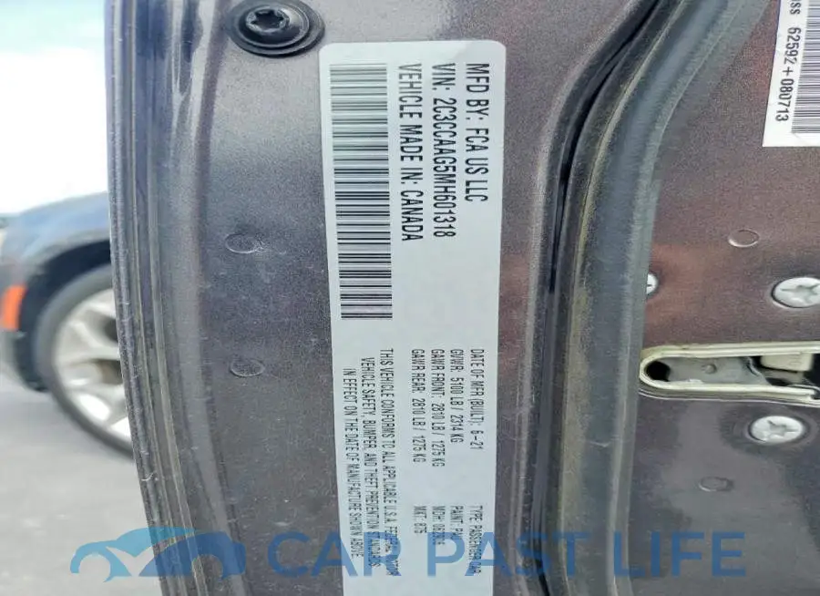 2C3CCAAG5MH601318# 12