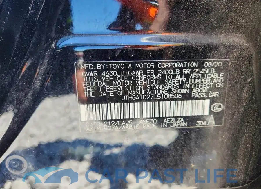 JTHGA1D27L5108506# 12