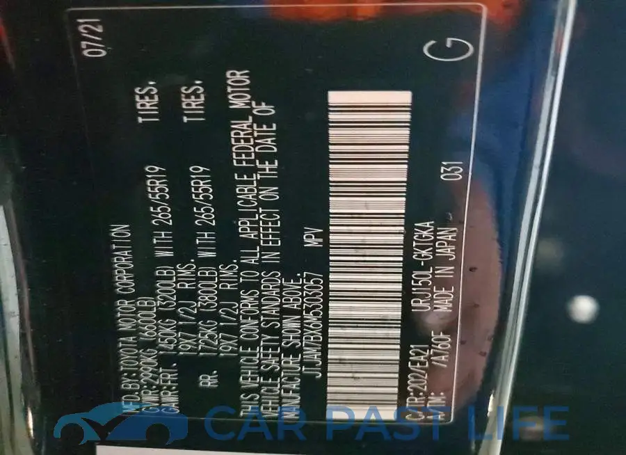 JTJAM7BX6M5303057# 13