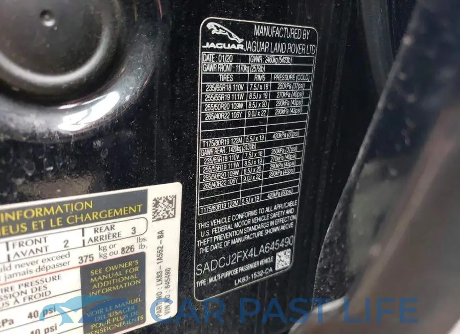 SADCJ2FX4LA645490# 13