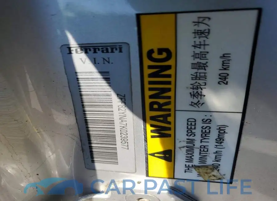 ZFF82YNA7K0239577# 13
