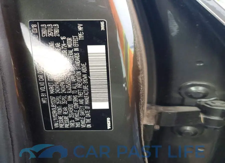 LYV102RK8JB113297# 12