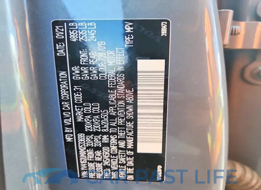YV4162UMXM2533699# 13