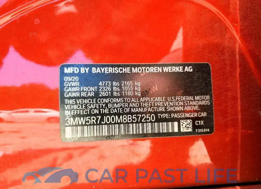 3MW5R7J00M8B57250# 13
