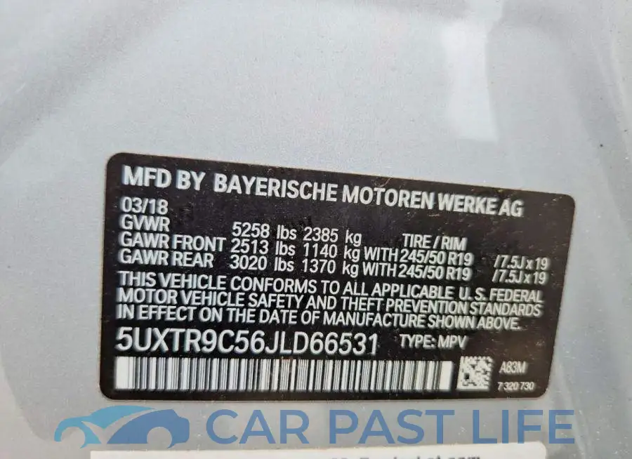 5UXTR9C56JLD66531# 13