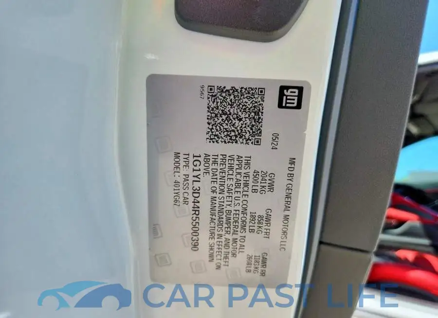 1G1YL3D44R5500390# 12